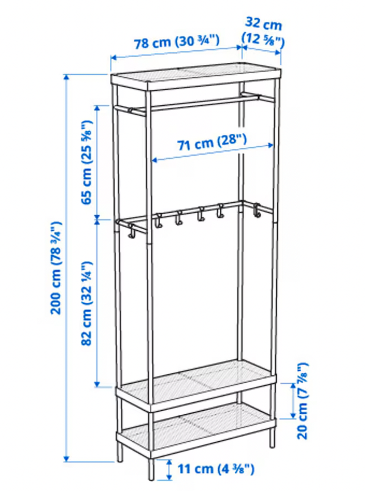 Tøjstativ, IKEA