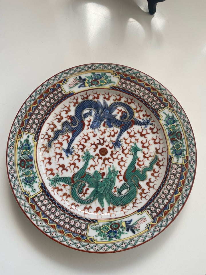 Porcelæn Kinesisk tallerken