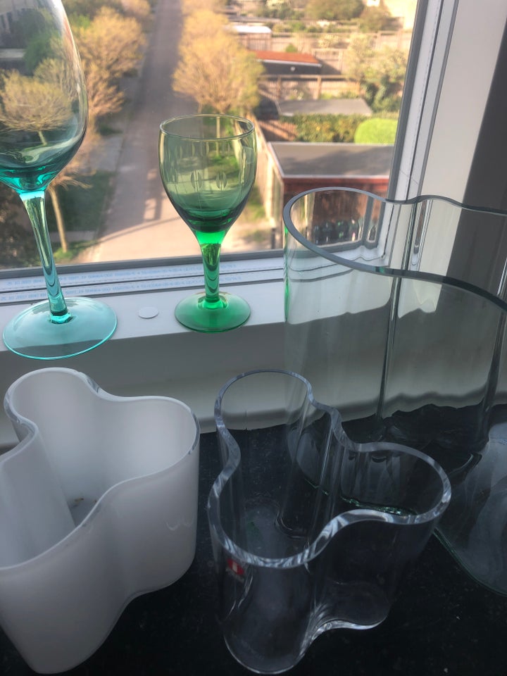 Glas Vinglas hvidvinsglas vase