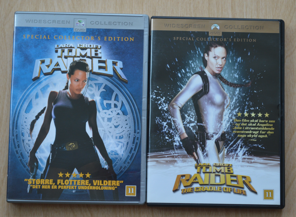 Lara Croft Tomb Raider 1-2, DVD,