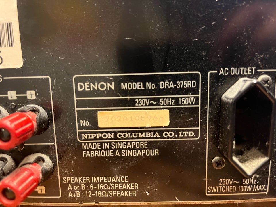 Receiver, Denon, God