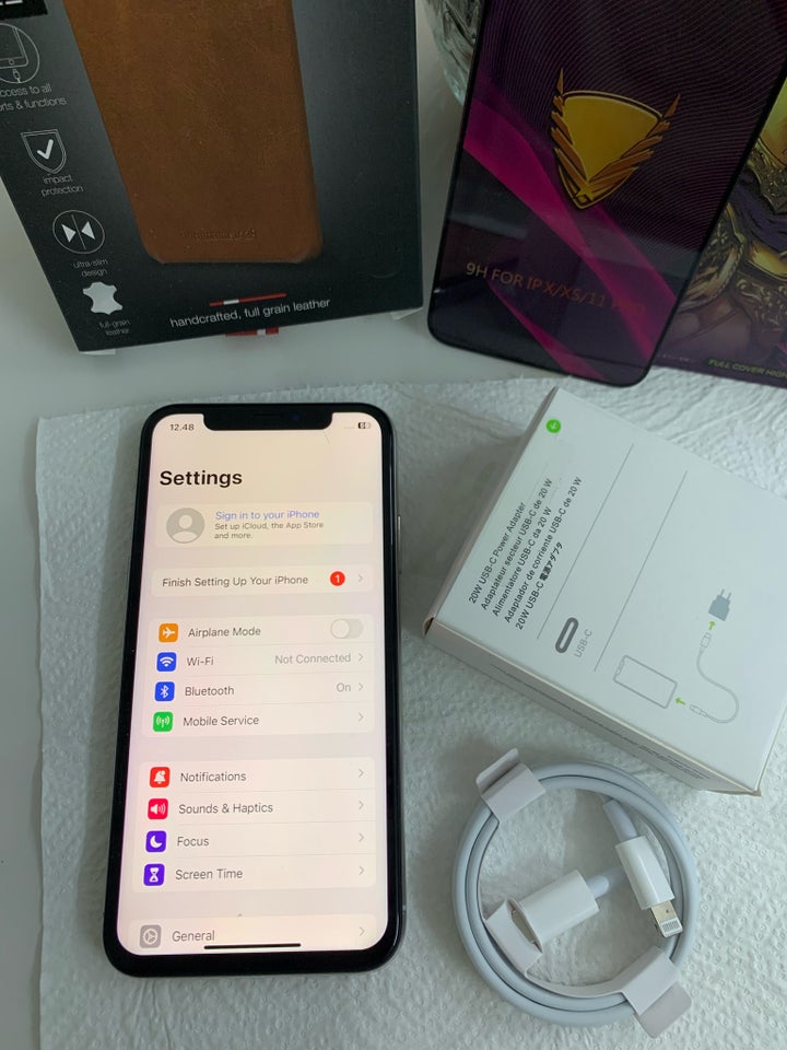 iPhone XS, 64 GB, hvid