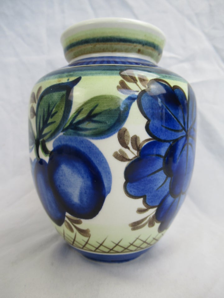 Gammel Vase Med Blomster 1304/345,