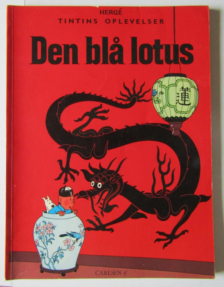 Tintin 21: Den blå lotus, Hergé,