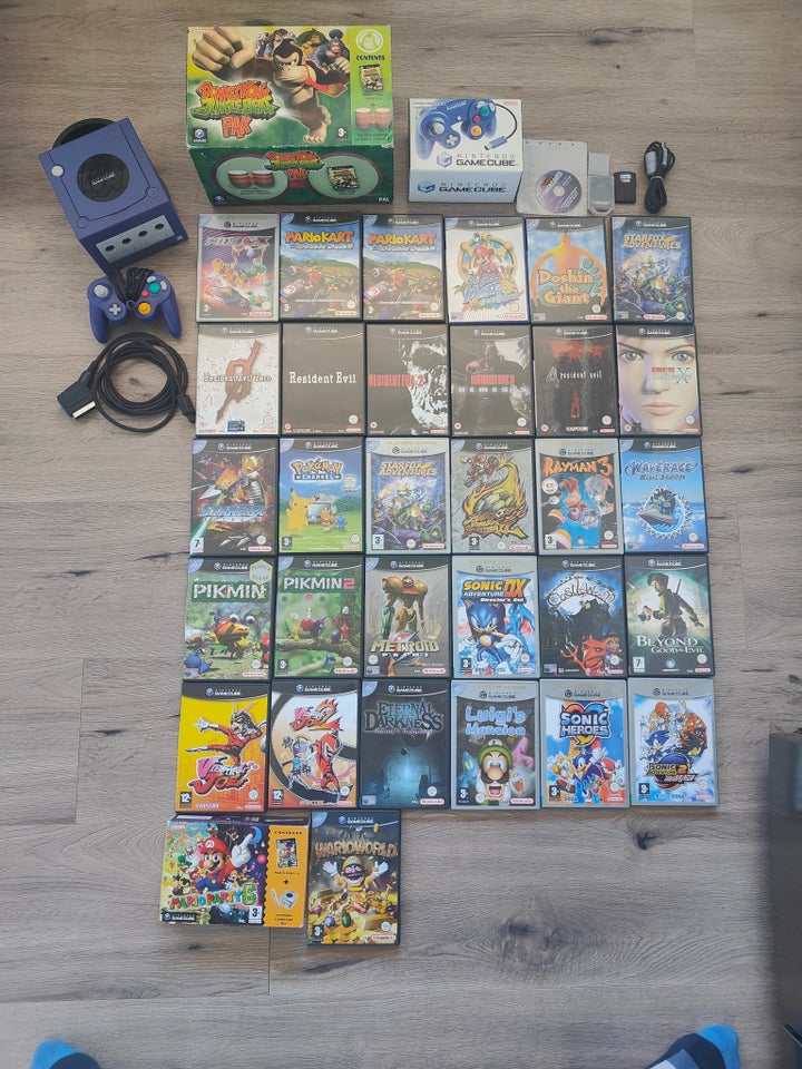 Nintendo Gamecube, Samling - Spil +