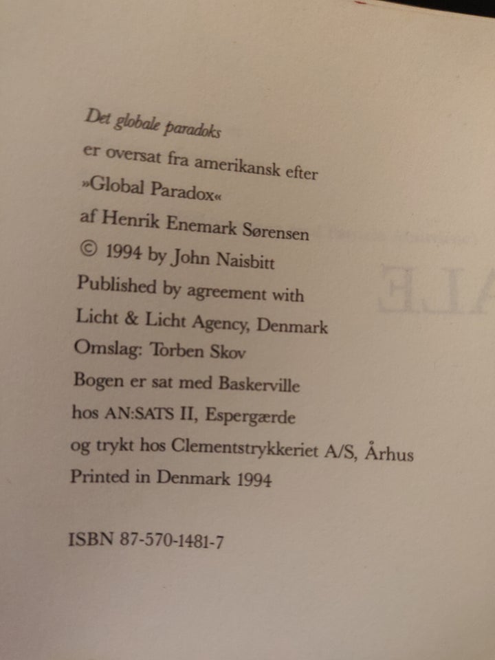 Det globale paradoks, John