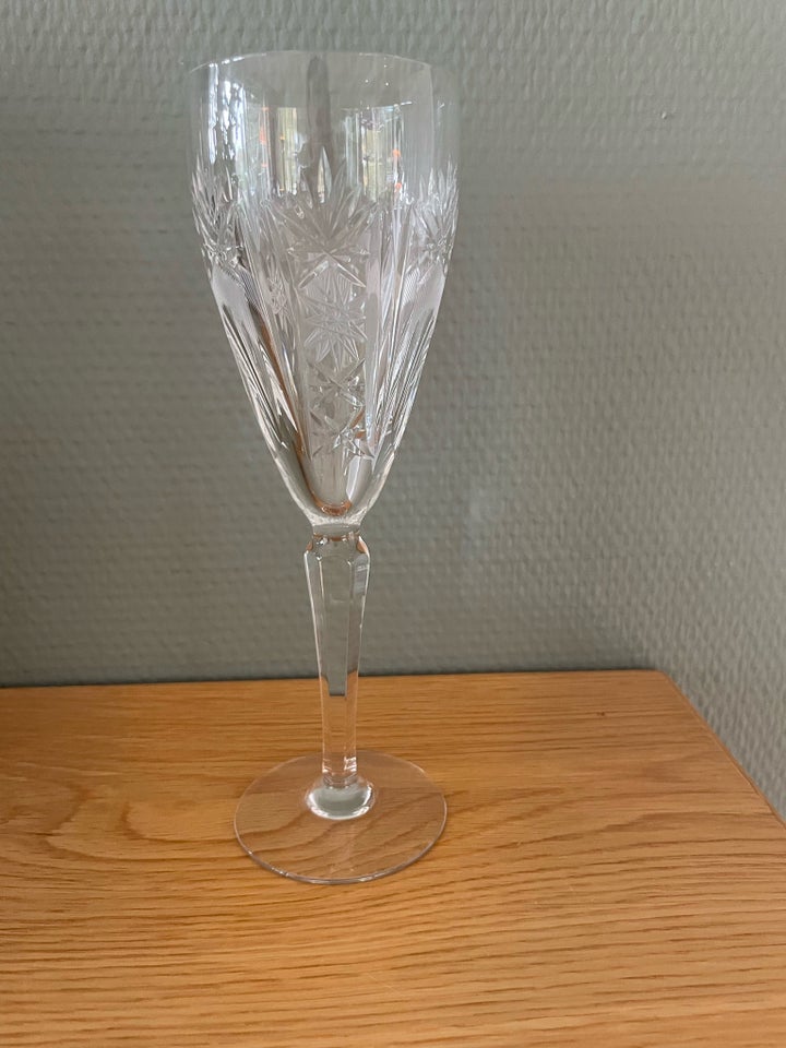 Glas, Crystal champagnefløjte,