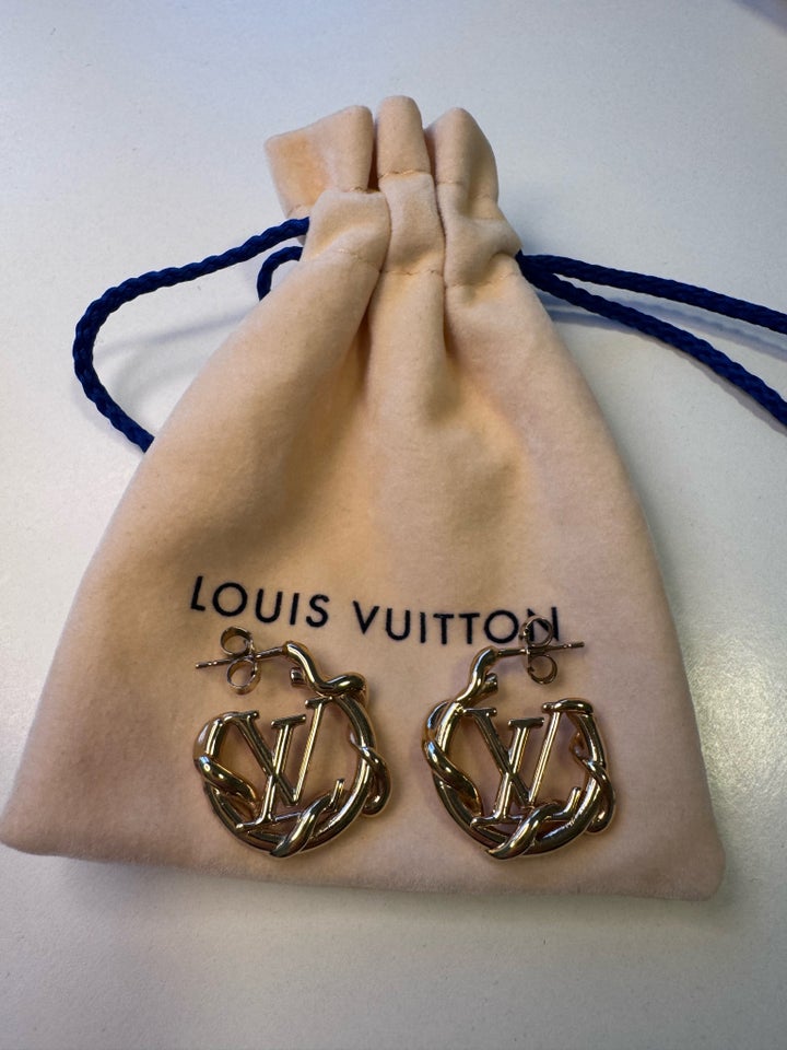 Øreringe, forgyldt, Louis Vuitton