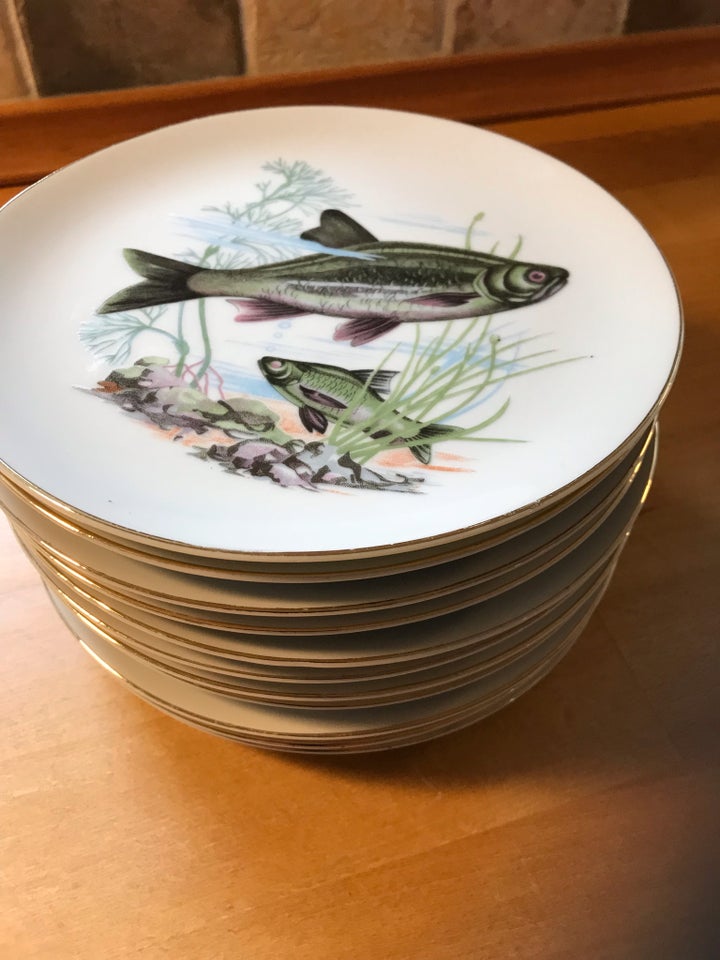 Porcelæn, Fisketallerkener