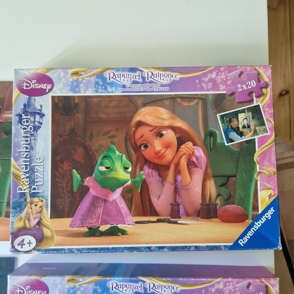 Rapunzel Disney 2 puslespil med