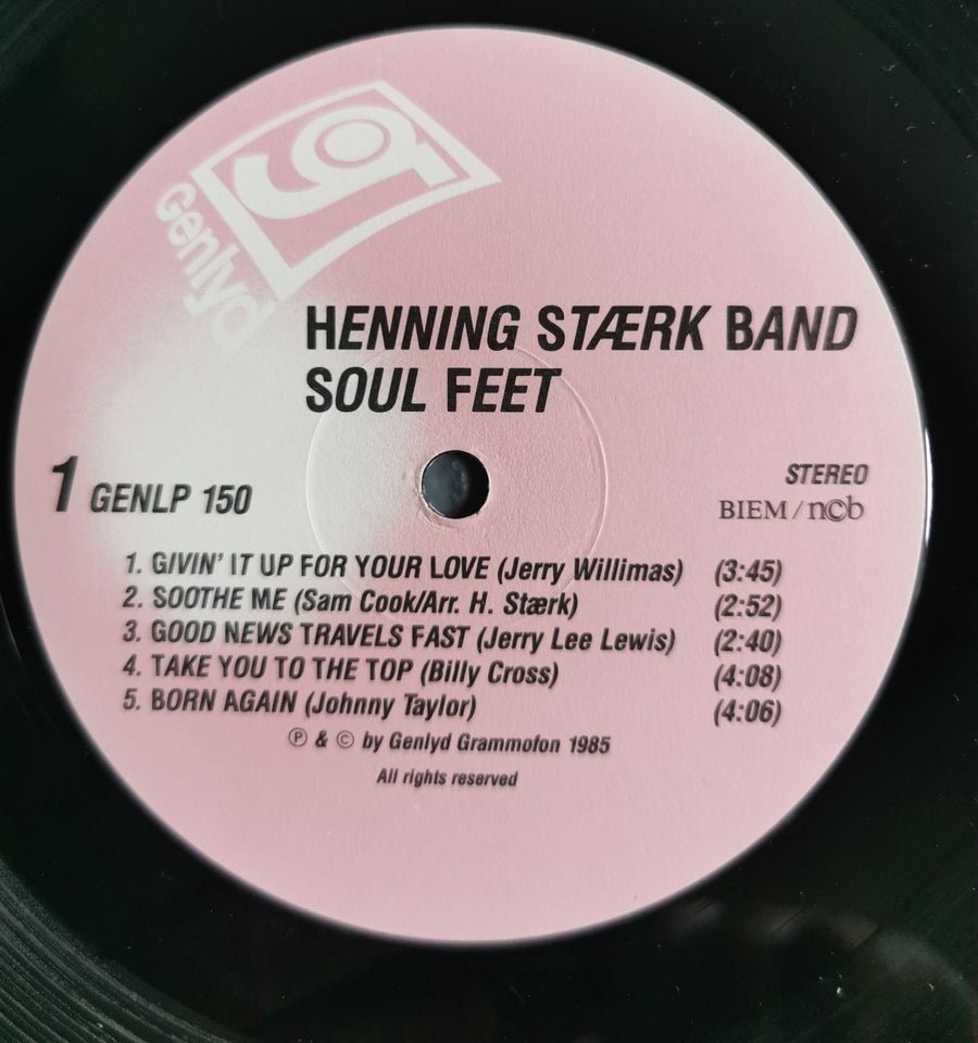 LP Henning Stærk Band Soul Feet