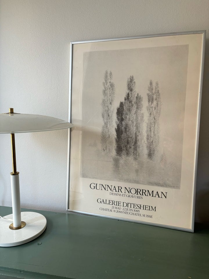 Kunstplakat Gunnar Norrman