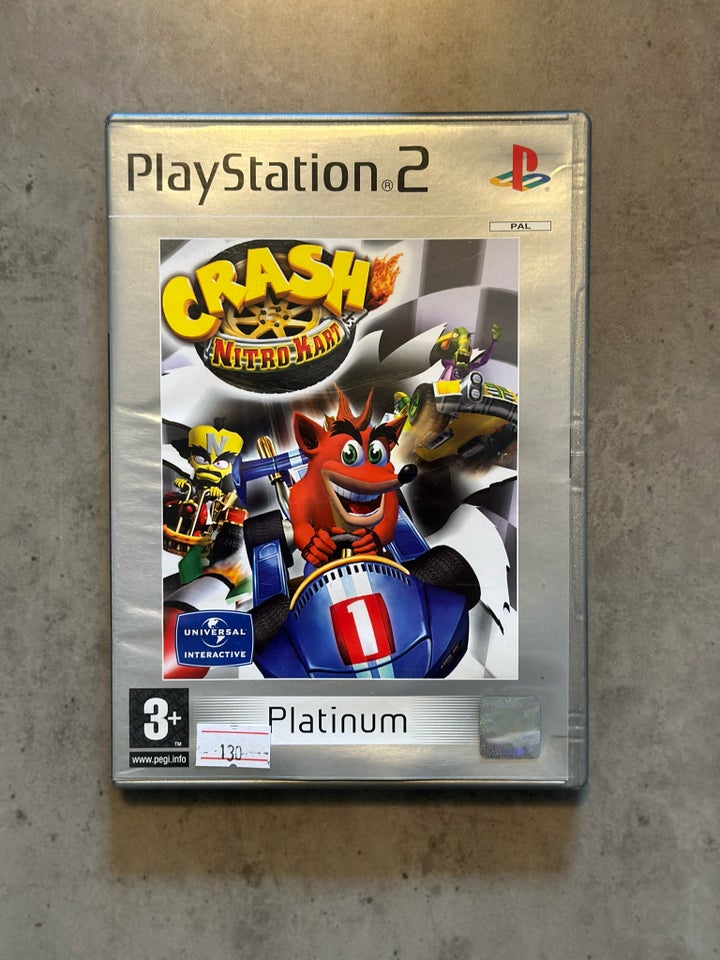 4 x Crash Bandicoot spil Ps2 