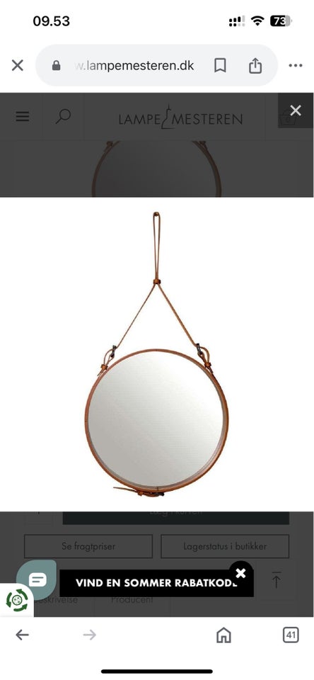 GUBI Adnet Wall Mirror  Spejl