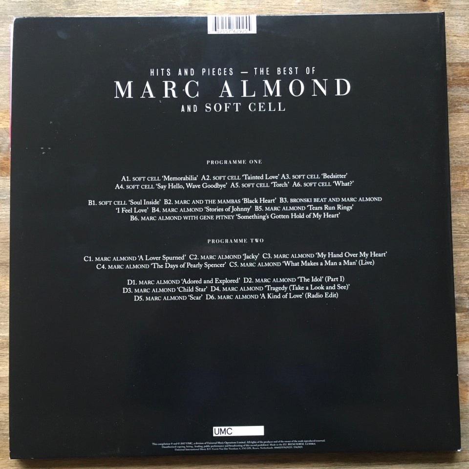 LP, Marc Almond  Soft Cell, Hits And