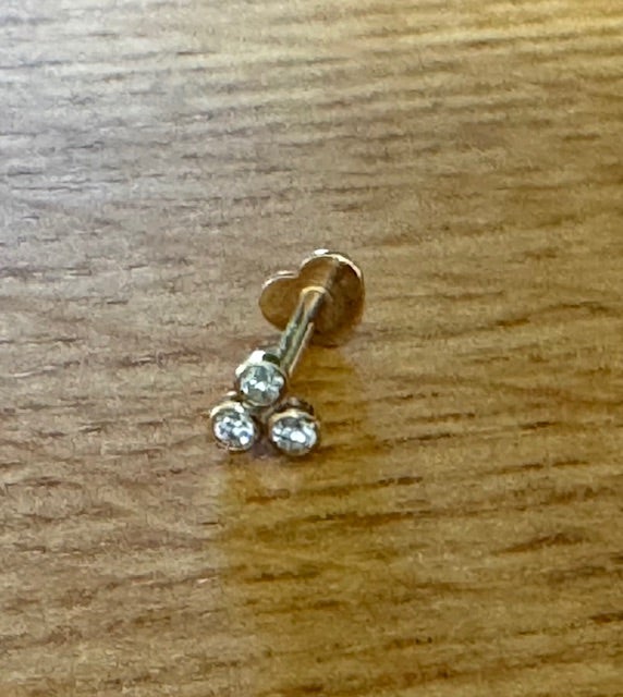 Piercing, diamant, Nordahl