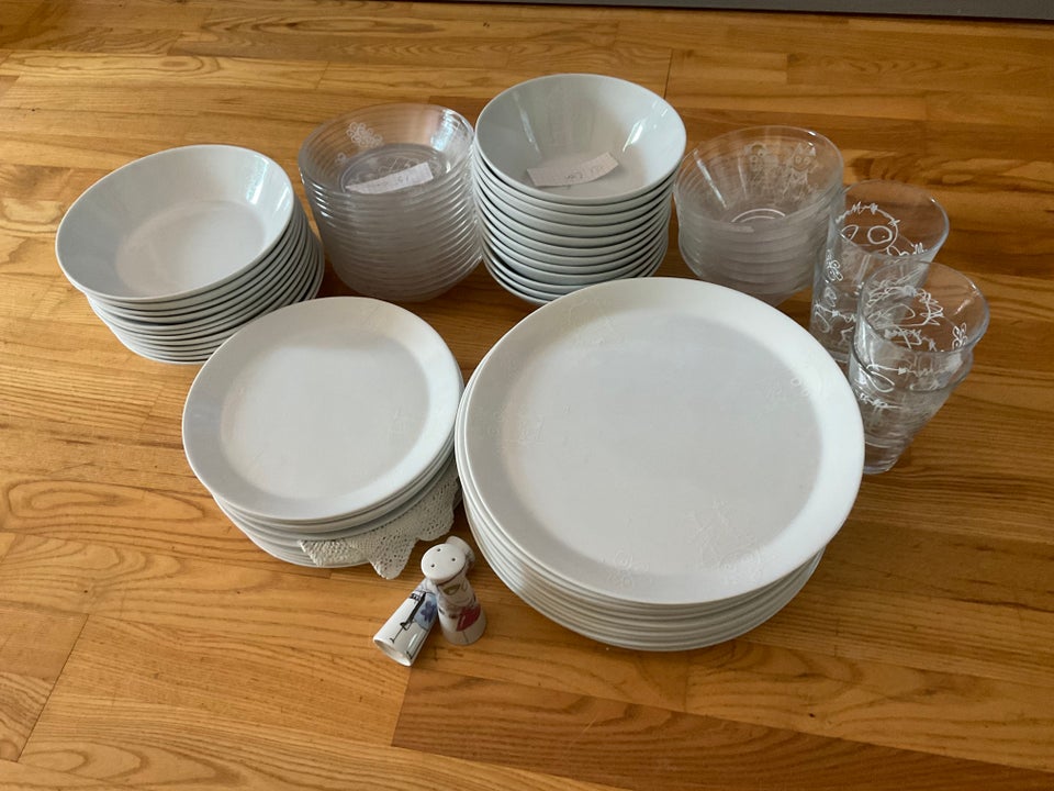 Porcelæn Tallerkener krus og