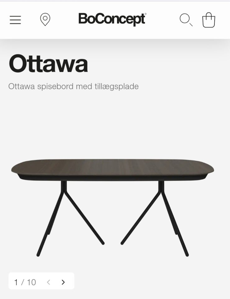 BoConcept, Ottawa, Spisebord