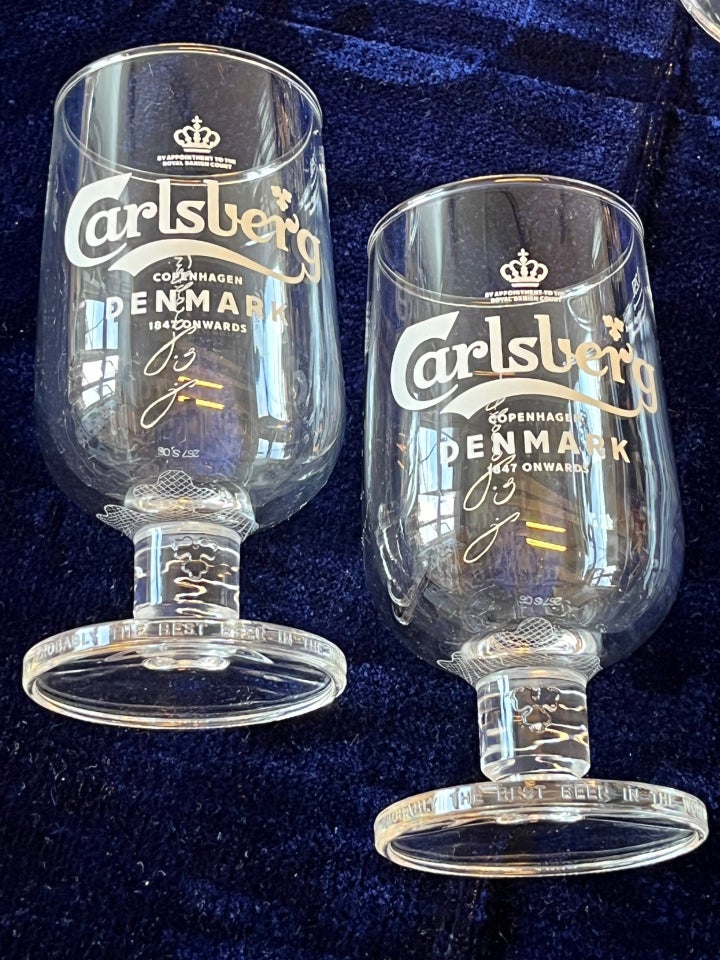 Glas, Carlsberg ølglas 0,25 L,