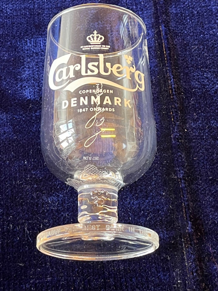 Glas, Carlsberg ølglas 0,25 L,