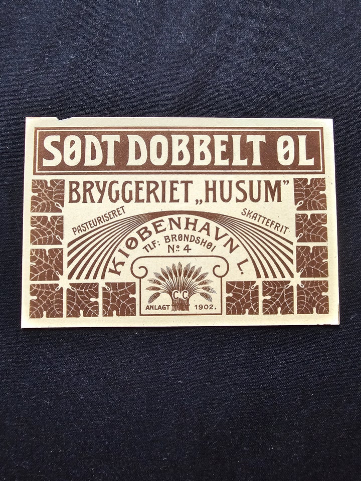 Øl BRYGGERIET HUSUM