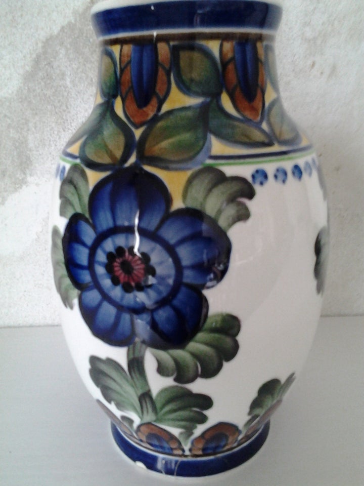 Fajance Vase Aluminia