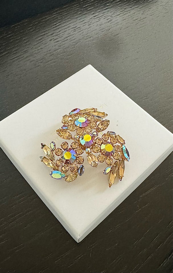 Broche, forgyldt, Sherman Jewelry