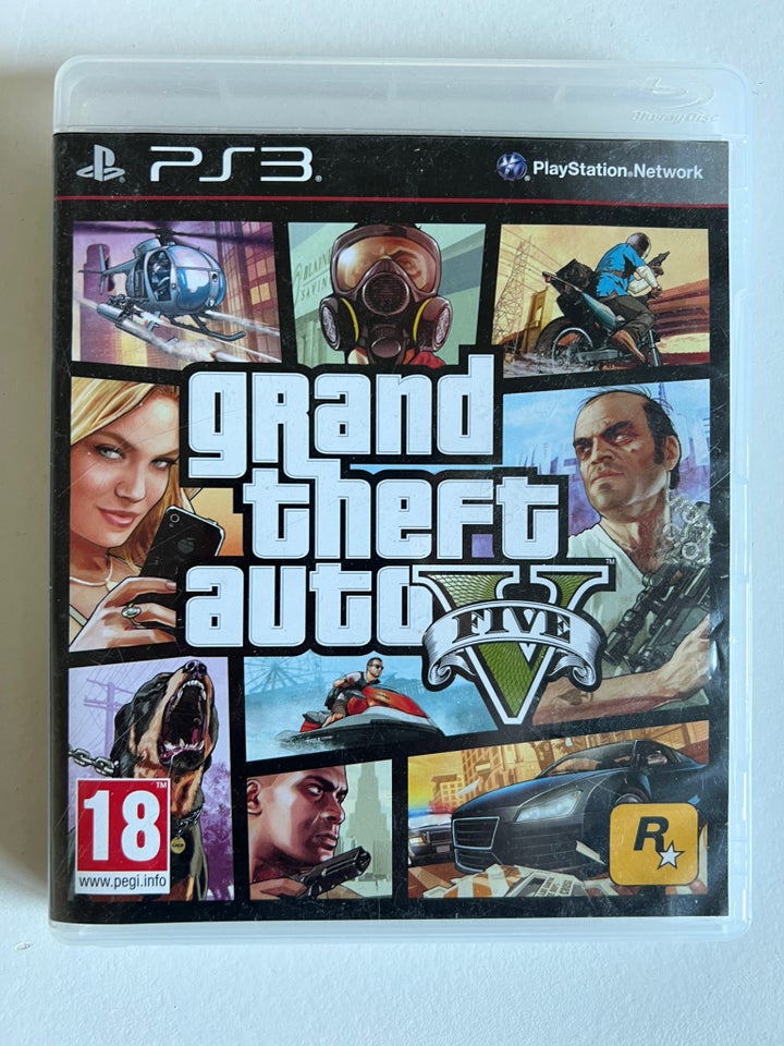 Grand theft auto V five PS3 action