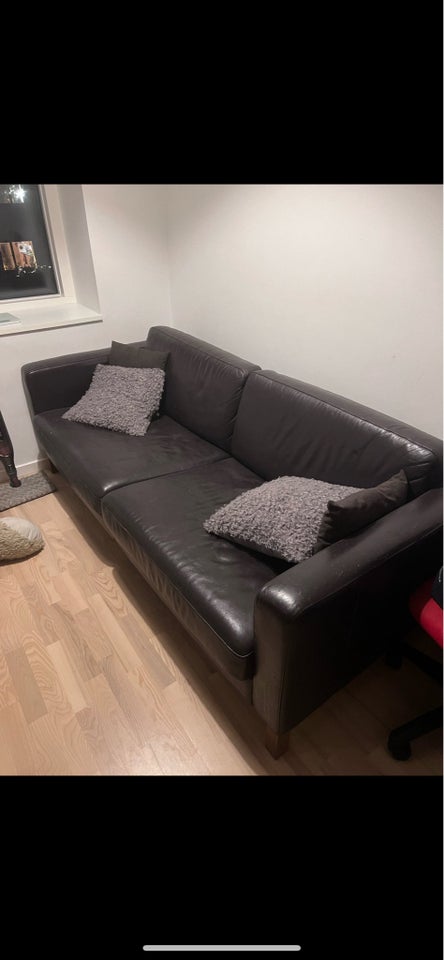 Sofa, læder, 2 pers.