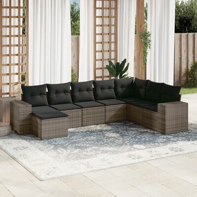 Havesofa vidaXL Polyrattan