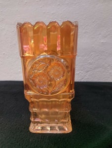 Glas Gammel carnival vase