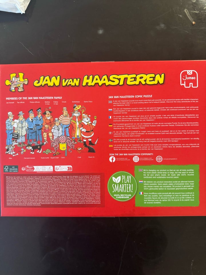 Jan Van Haasteren pulsespil spil