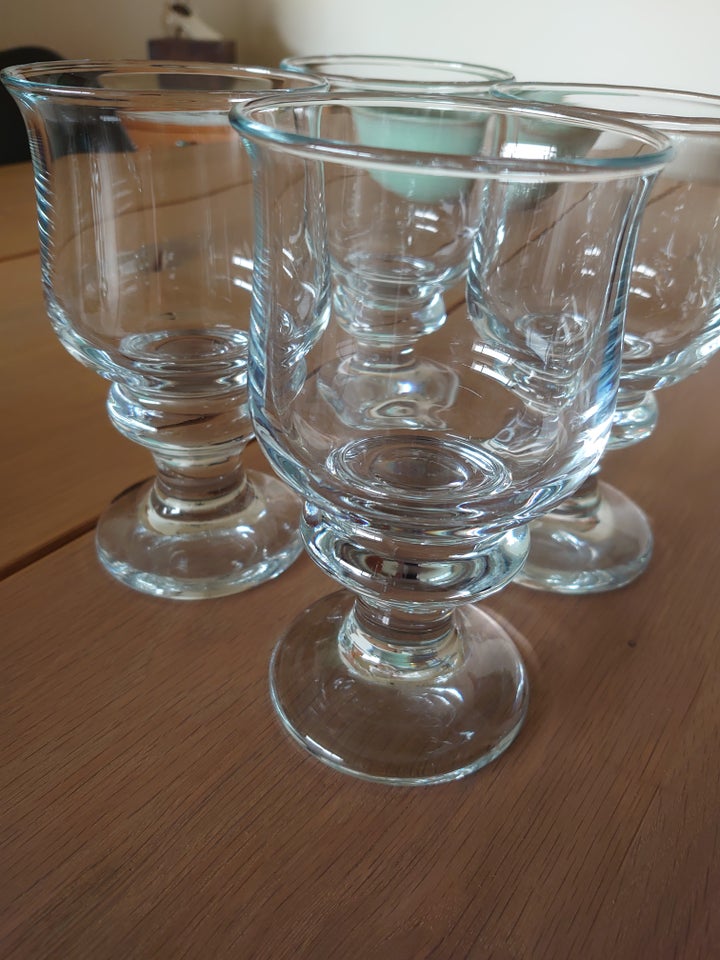 Glas 4 ølglas i Holmegaard Tivoli 