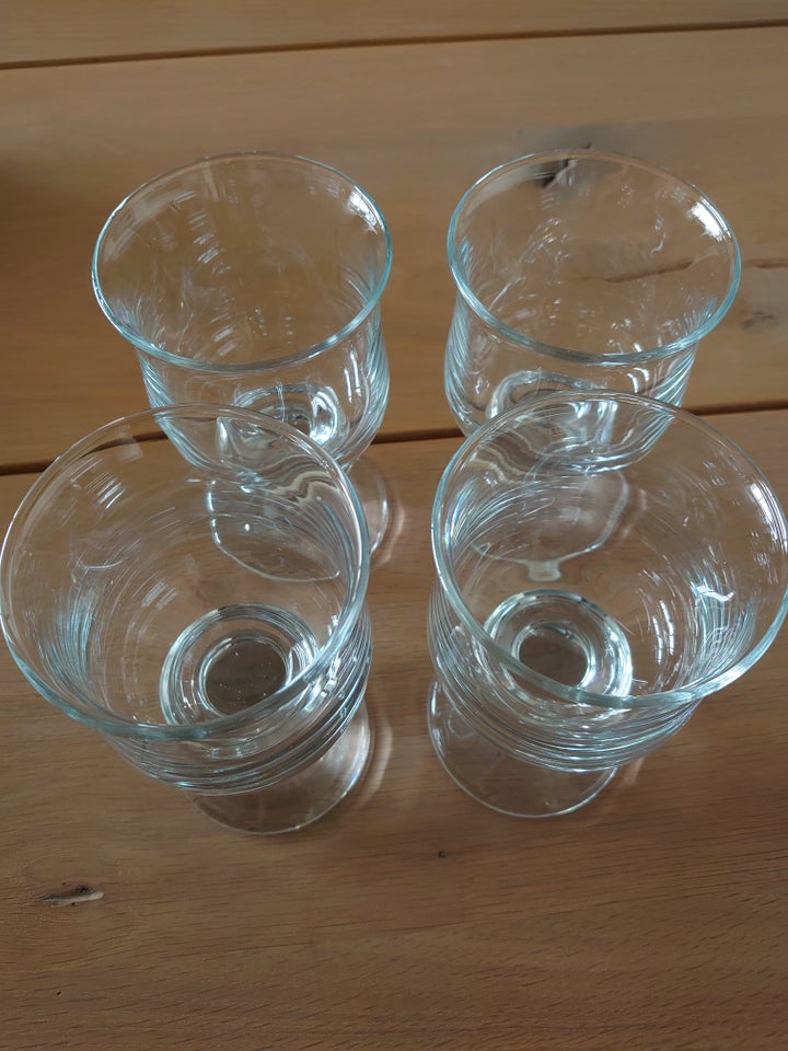 Glas 4 ølglas i Holmegaard Tivoli 