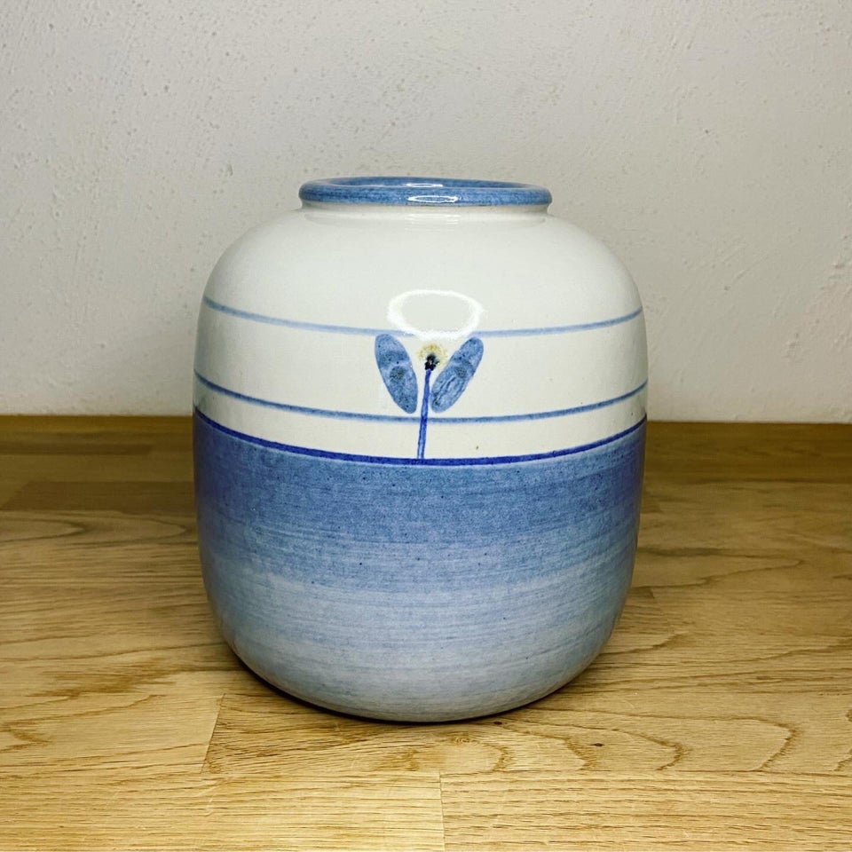 Keramik Vase og oliestage Søholm