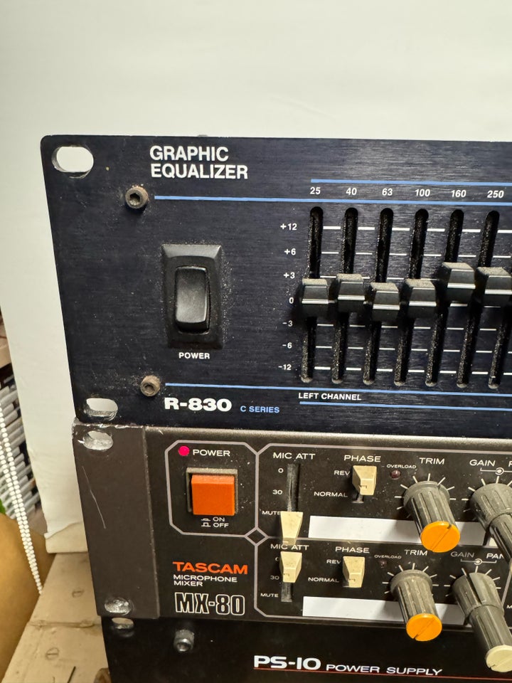 Mixere, equalizer, psu