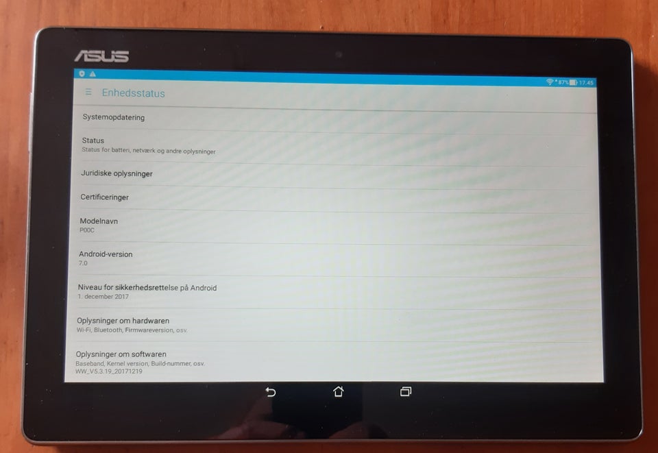 Asus Zenpad 101 101 tommer