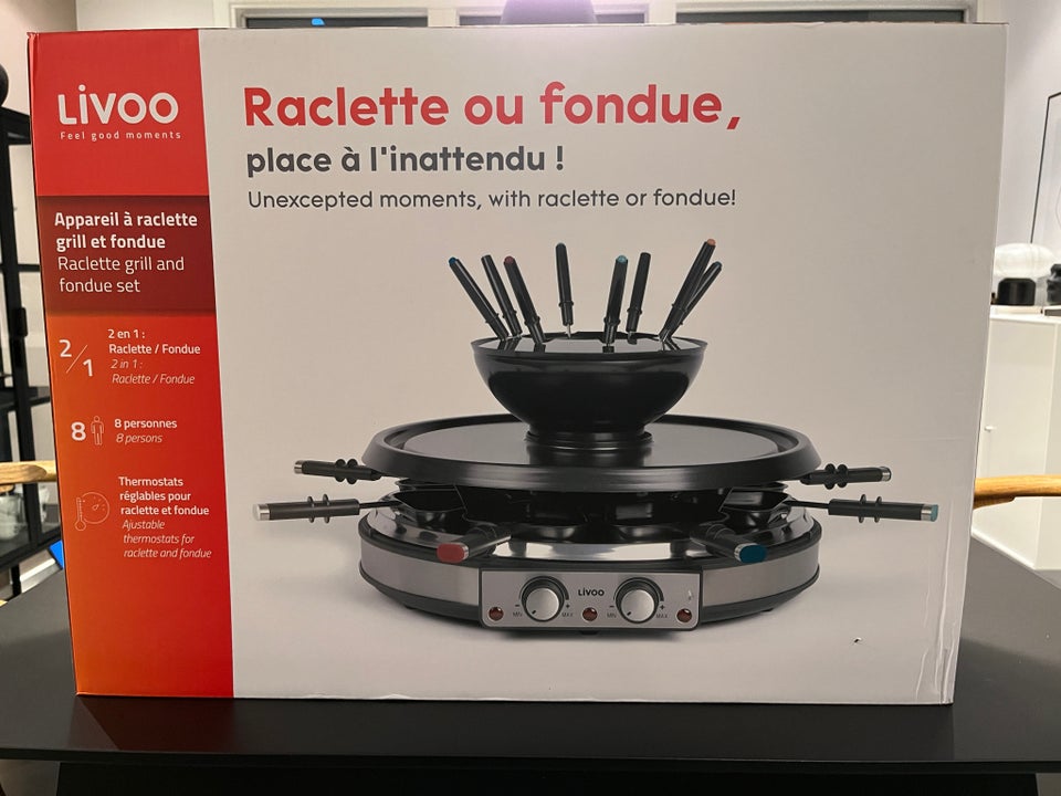 Livoo Raclette  Fondue, Livoo