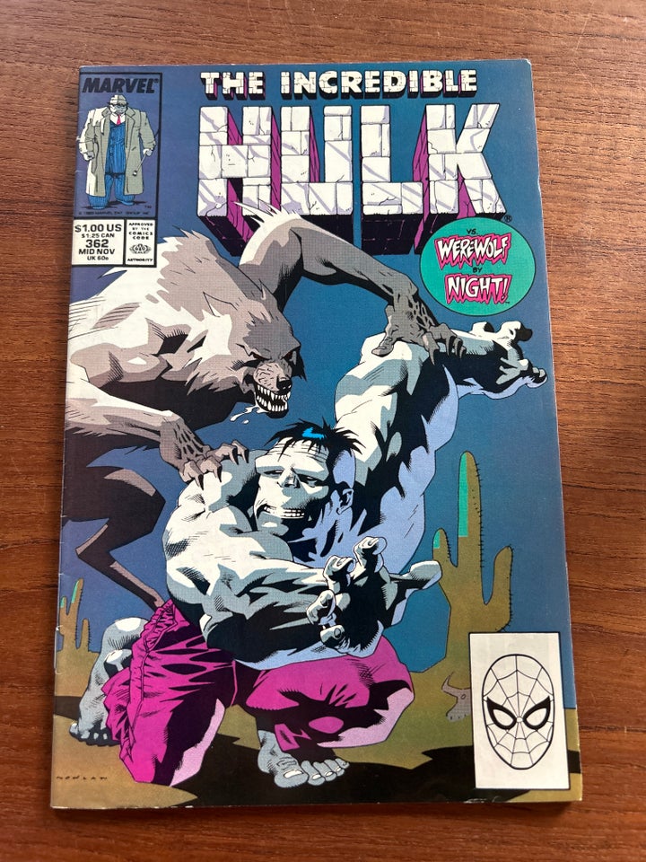 Incredible Hulk 362 1989, Marvel