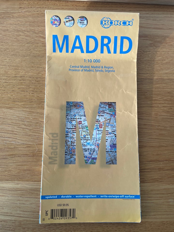 Borch kort over Madrid Borch Map