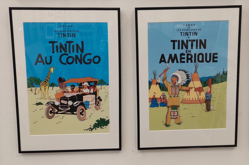 Fede plakater af Hergé motiv: