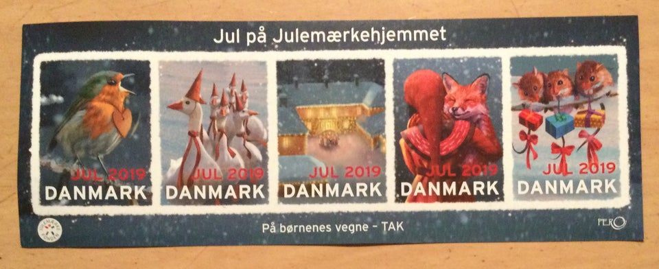 Danmark, postfrisk, Jule miniark