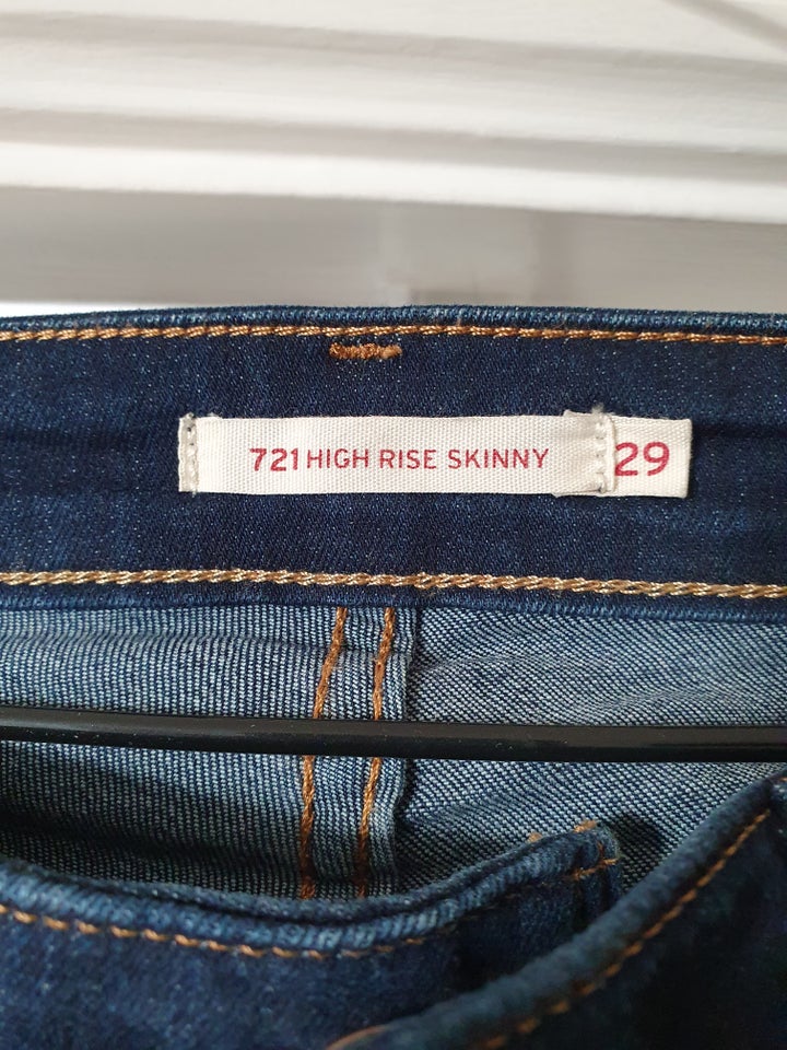 Jeans, Levis 721 High rise skinny,