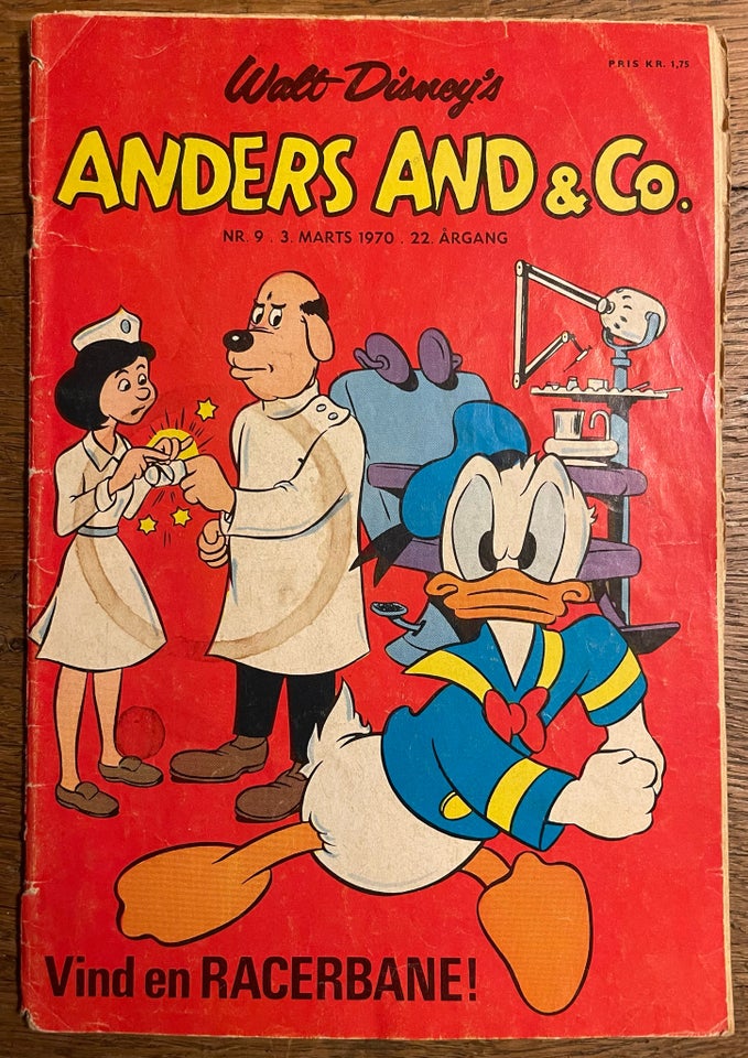 Anders And 1970 nr. 9, Walt Disney,