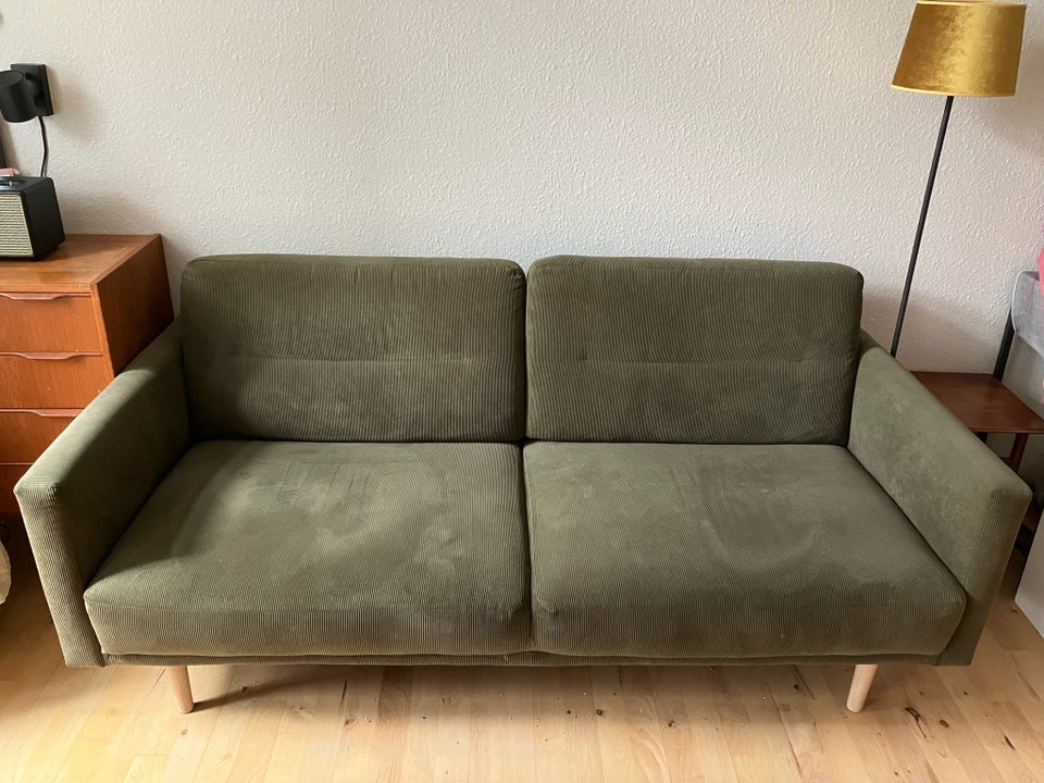 Sofa, fløjl, 3 pers.