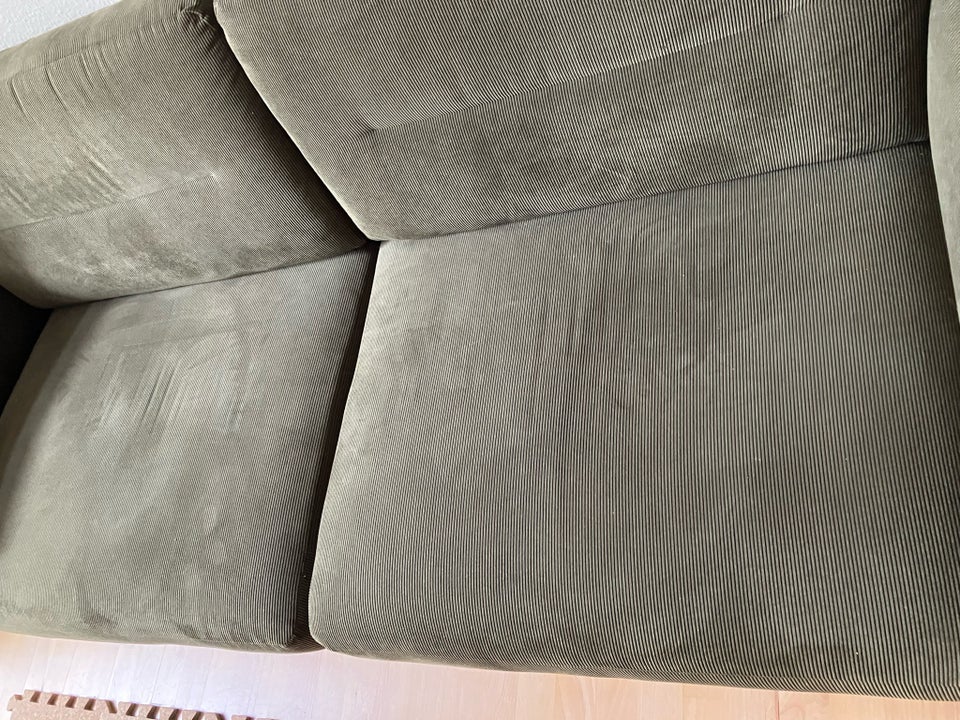 Sofa, fløjl, 3 pers.