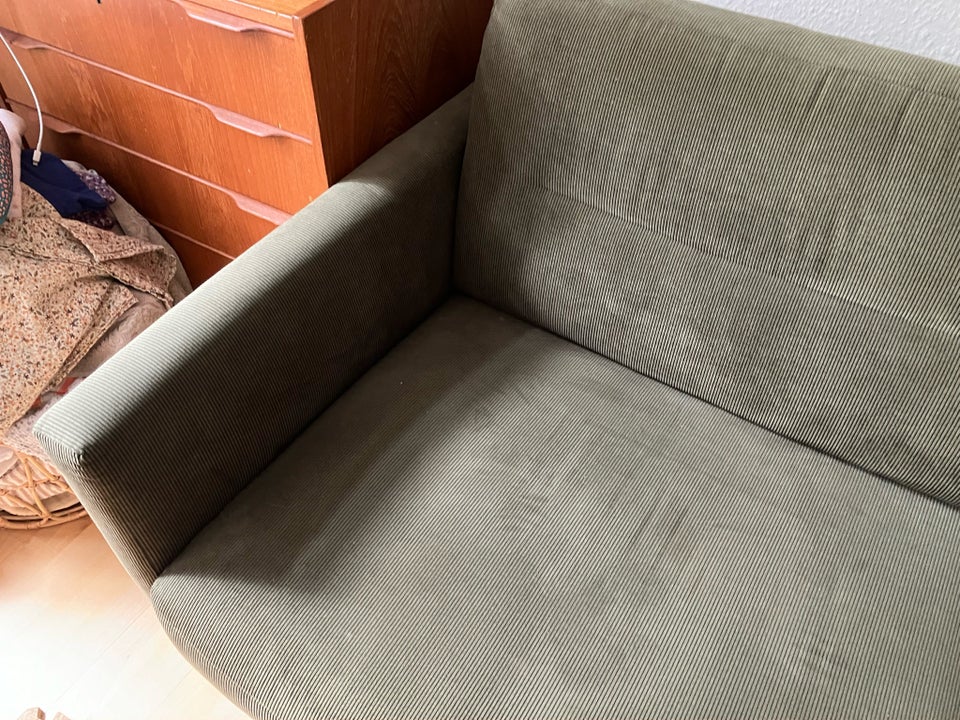 Sofa, fløjl, 3 pers.