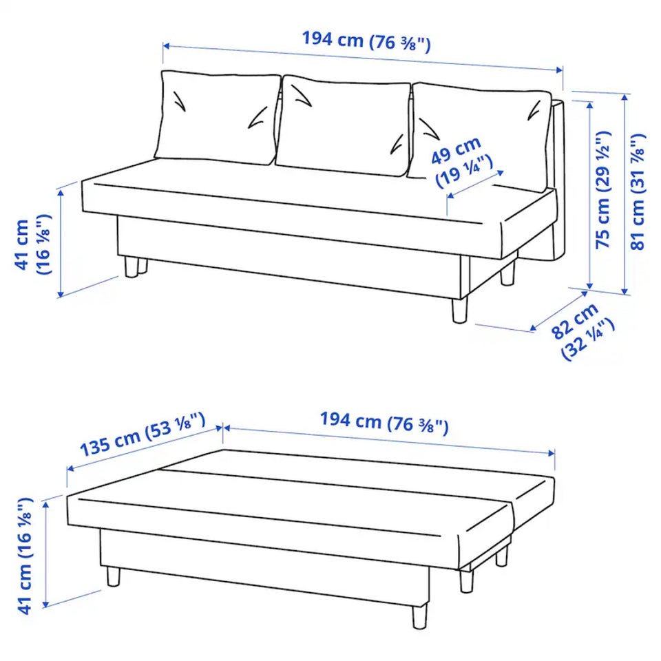 Sovesofa, Ikea