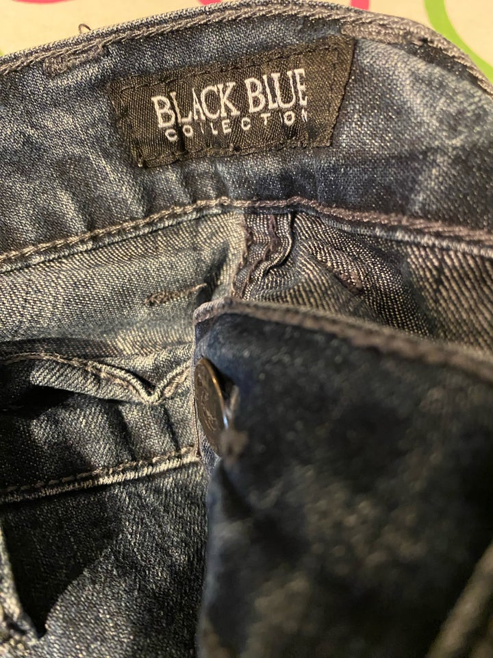 Jeans, Black blue, str. findes i