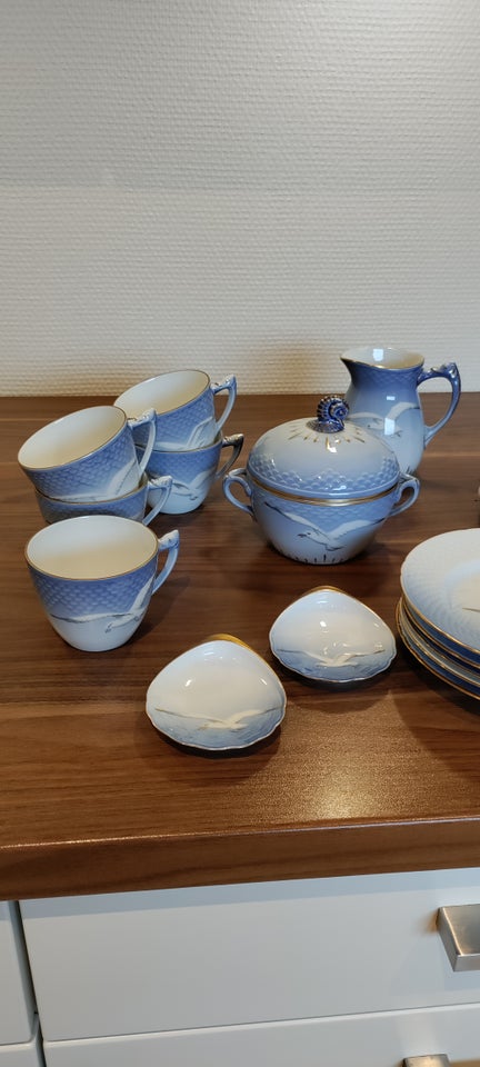 Porcelæn Kaffestel Mågestel